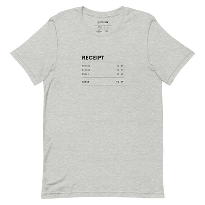 McCoys Ribena Twirl Comedy Receipt T-Shirt