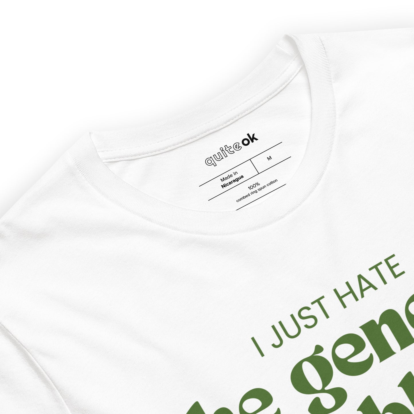 I Just Hate The General Public Comedy Quote T-Shirt